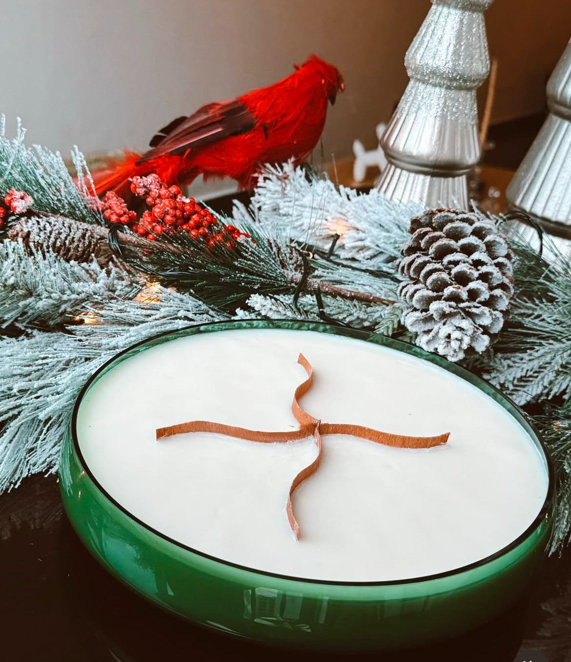 Green Bowl Candle Sale