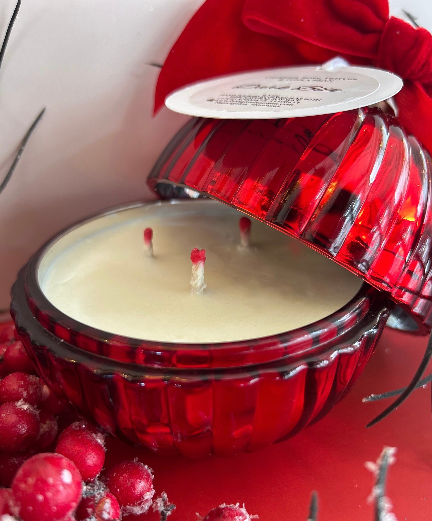 Ornament Christmas Candle 6.5oz