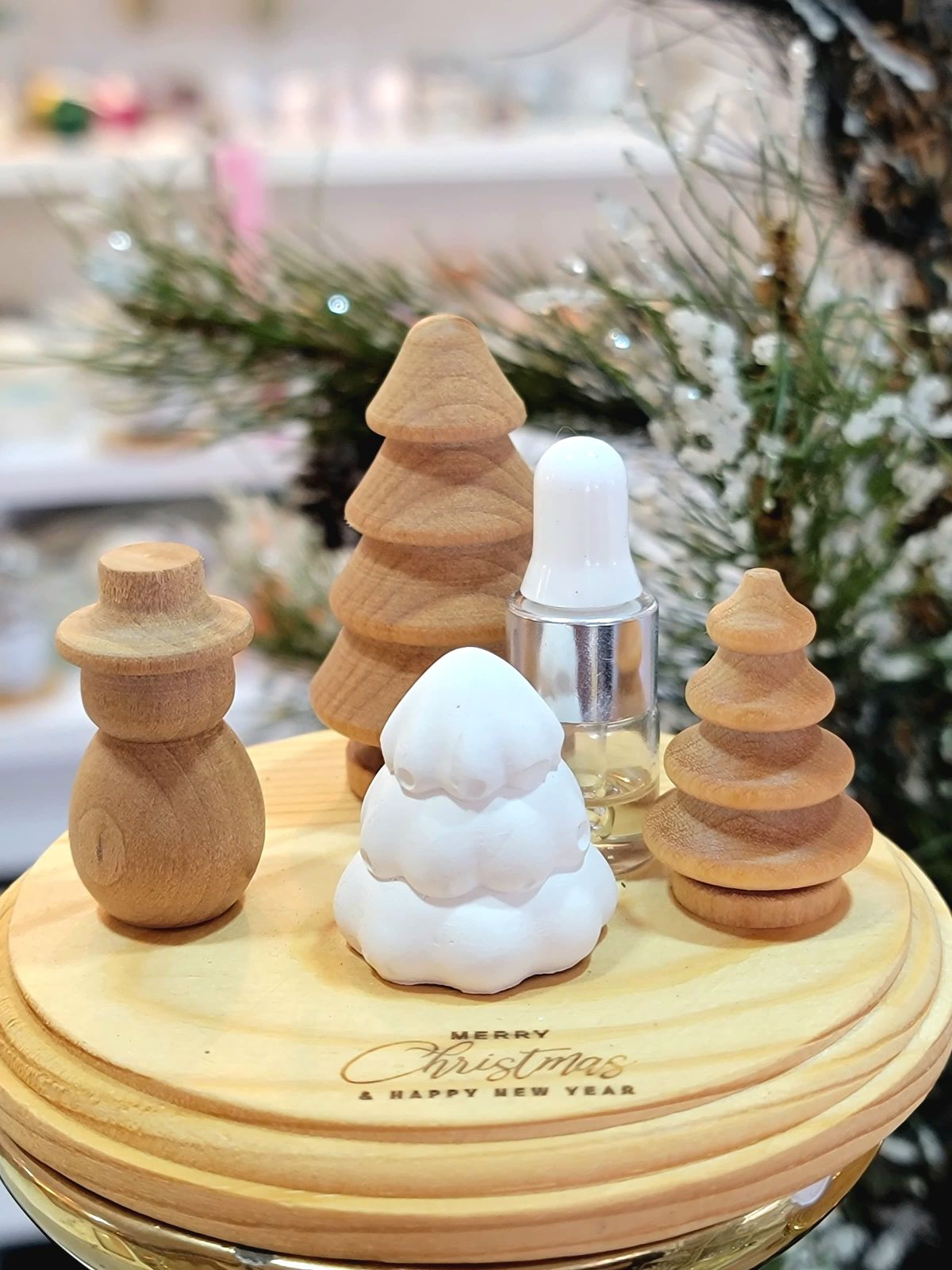 Christmas stone pine diffusers