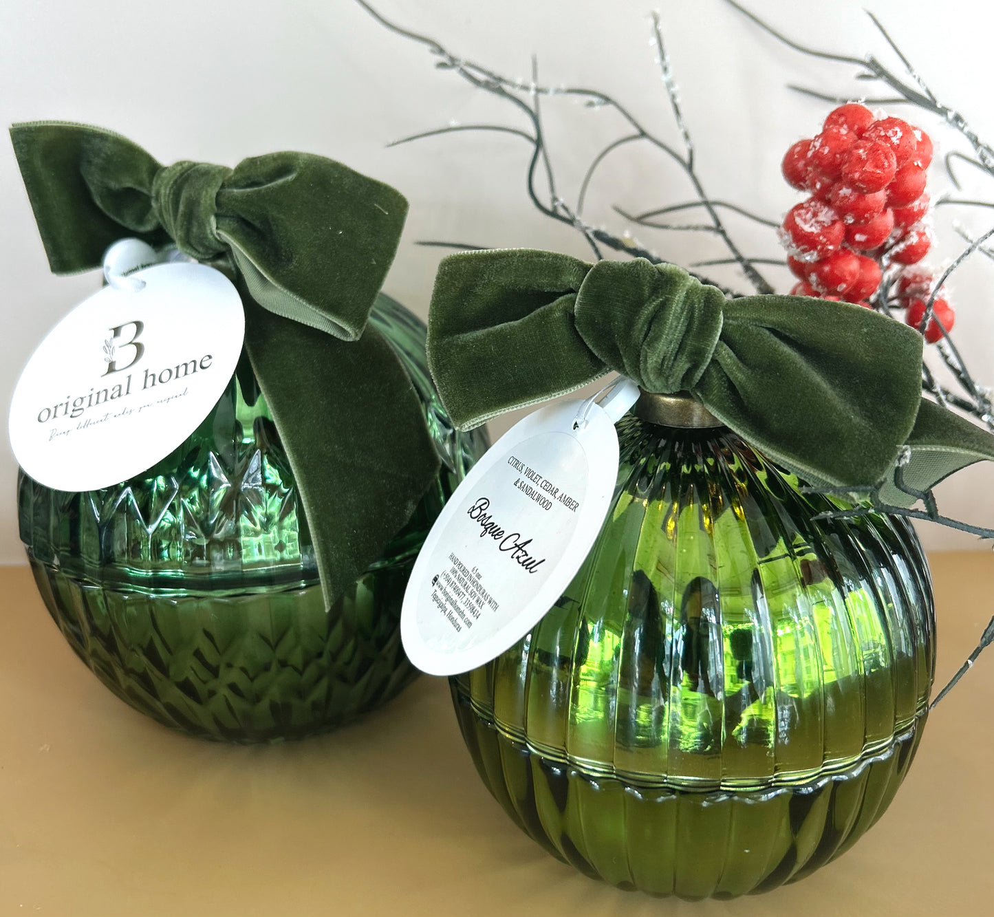 Ornament Christmas candle 6.5oz