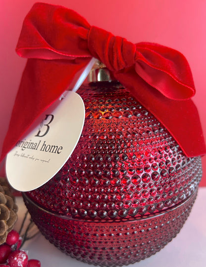 Ornament Christmas Candle 13oz