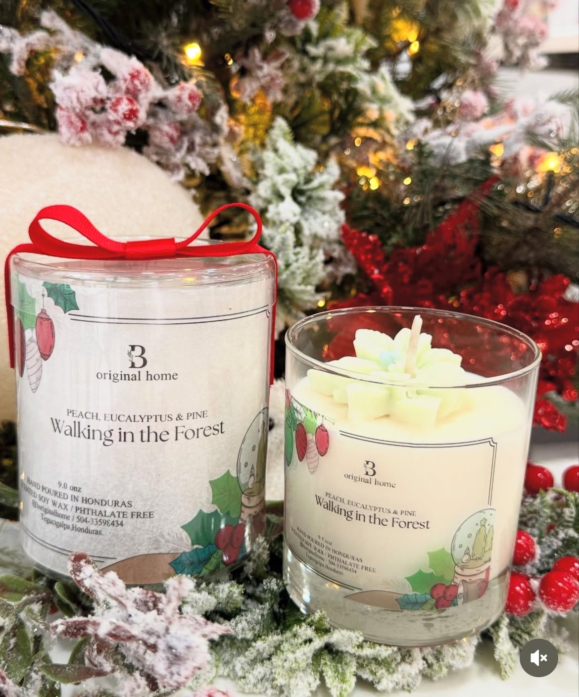 Christmas Candle Jar 9oz - B'Original Home