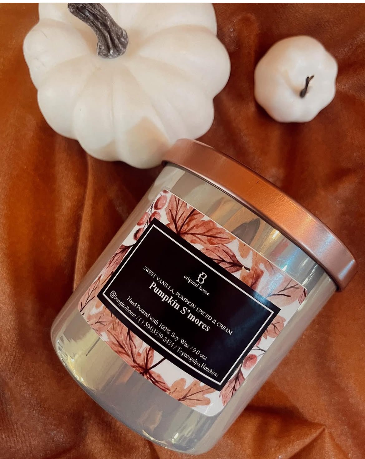 Fall Edition Glass Jar 9oz - B'Original Home