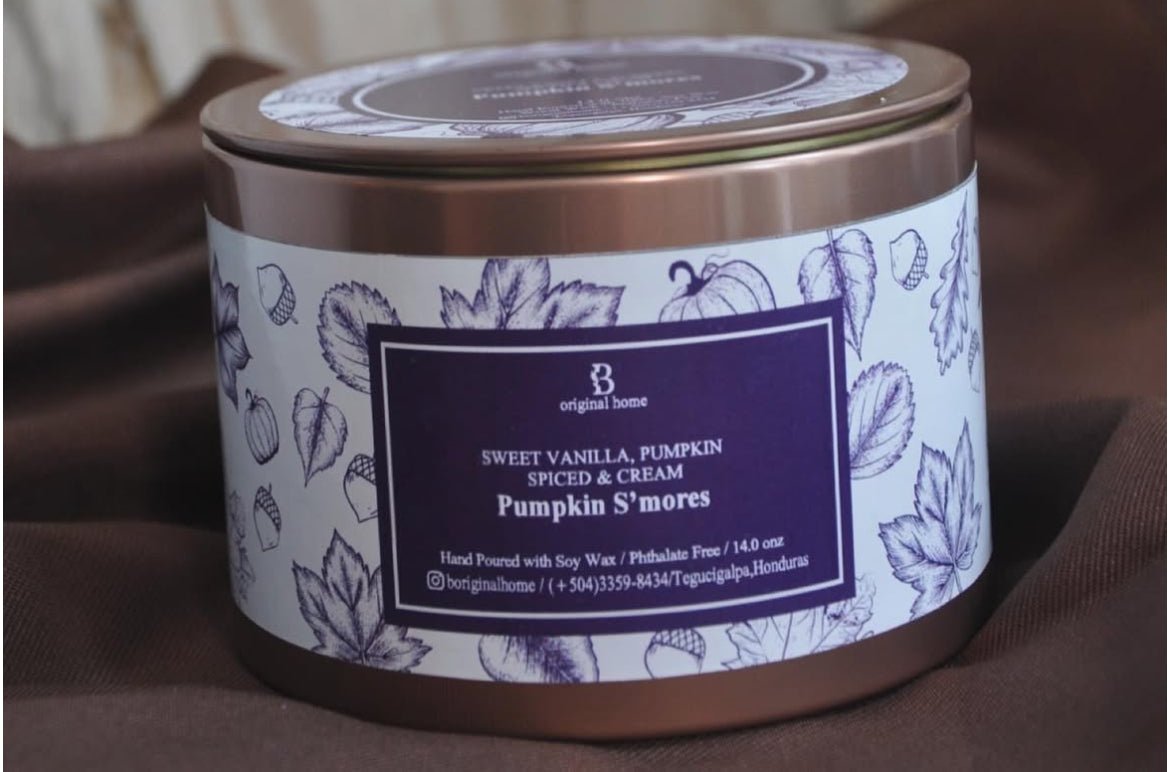 Fall Edition Tin Candle 14oz - B'Original Home