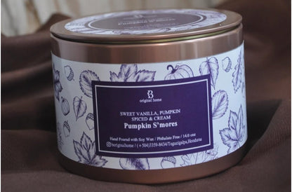 Fall Edition Tin Candle 14oz - B'Original Home