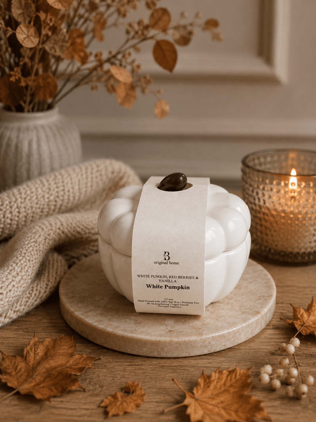Pumpkin/white/5.5 oz - B'Original Home